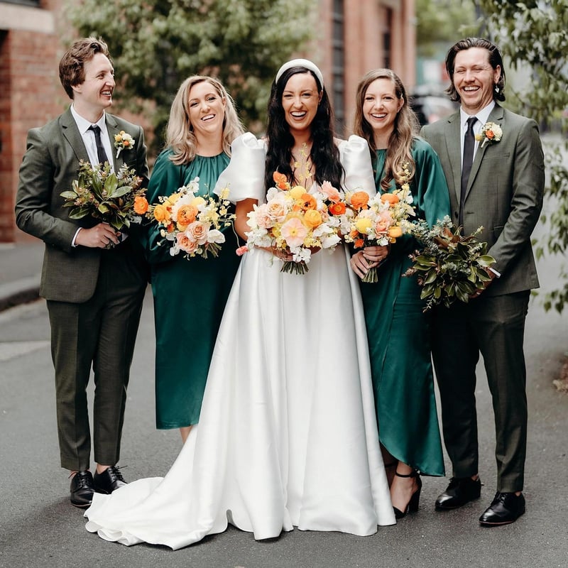 Mix-and-Match Bridesmaid Dresses